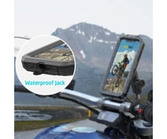 Imestou Vandeniui Atsparus Motociklo Telefono Laikiklis, 360° Sukamas