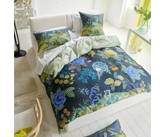 Patalynės komplektas Indigo Brocade antklodės užvalkalas 260 x 240 cm Designers Guild
