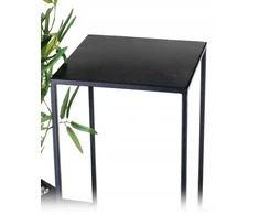 Industrialinis gėlių stovas, juodas, 70 cm, metalinis stovas