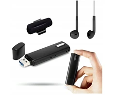 Ineotronic Mini šnipinėjimo skaitmeninis diktofonas 8gb pendrive paslėpta klausymosi įranga otg magnetas