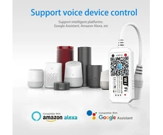 Inextstation Mini Rgb Led juostos valdiklis Dc12-24v su Wifi / valdymas per programėlę, nuotolinio valdymo pultelis, veikiantis su Alexa/google Assistant/ifttt Android/ios visoms 2835 3528 5050 Led juostoms