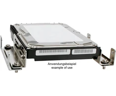 Inline Laikiklis 5.25" į 3.5" Hdd, juodas