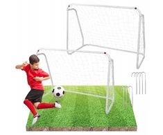 Inna 2 futbolo vartų rinkinys, metalinis