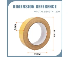 Innfeeltech 2 ritiniai 30 mm x 20 m dvipusės kiliminės juostos, itin tvirta plati montavimo juosta, nitrogeninė juosta sienoms, grindims, kilimams