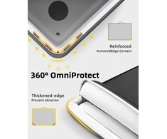 Innostyle nešiojamas dėklas, skirtas 13 colių macbook air, hp, dell, lenovo, asus nešiojamiesiems kompiuteriams, apsauginis nešiojimo dėklas su priedų krepšiu, atsparus vandeniui (juodas, 13 colių)