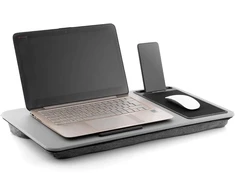 Innovagoods® nešiojamas stalas su xl sėdynės pagalvėle deskion, patogus ir ergonomiškas darbas ar studijos su stalu ir xl sėdynės pagalvėlės dizainu, idealus namams ir biurui