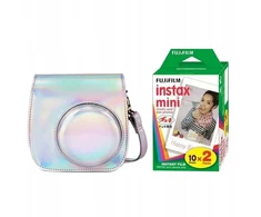 Inoly Iic01 dėklas, skirtas Instax mini11, sidabrinis + įdėklas 10x2