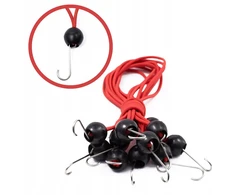 Insportline 25x elastinė guma su kabliuku tentui, kabeliams tvirtinti, įtempti, 20 cm