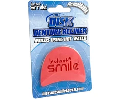 Dantų šepetėlis Instant Smile The Disk dantų protezų pamušalas, permodeliuojamas idealiam prigludimui