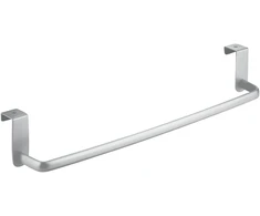 Interdesign Axis pakabinamas virtuvinis rankšluosčių laikiklis, sidabrinis, 35 cm