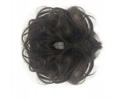INTERVION Modern-hair kuodas ant gumytės, didelis prisegamas kuodas, plaukų priauginimas, šinjonas 4 ruda