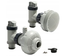 INTEX 26004 2x Vožtuvas, įleidimo + išleidimo antgalio siurblio jungtis 38mm