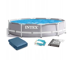 Intex 26700np Apvalus Stelažinis Sodo Baseinas 305x76 cm