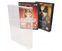 Invisible Juodas Dvd Fat Transparentinis dėklas 50vnt