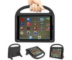 Ipad 9.7 dėklas vaikams 2018/2017 ipad 6-osios/5-osios kartos dėklas - trendgate lengvas smūgiams atsparus ipad dėklas vaikams su rankena ir stovu, skirtas ipad air/ipad air 2/ipad pro 9.7 colių planšetiniam kompiuteriui - juodas