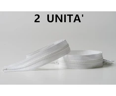 Ipea užtrauktukas, ilgis 50 cm, baltos spalvos, 2 vnt. pakuotė, grandinėlės dydis #5, dalomi užtrauktukai baldams, siuvimui, užtrauktukas, plotis 30 mm