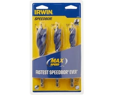 Irwin Tools Speedbor Max Speed medžio grąžtų rinkinys, 3 vnt. (3041003)