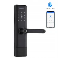 Išmanioji durų rankena Bot Ttlock H3 juoda
