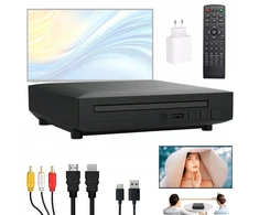 Vaizdo grotuvas Išmanusis cd/dvd išorinis įrenginys hdmi av hd 1080p grotuvas + nuotolinio valdymo pultas