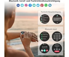Išmanusis laikrodis Amoled, skambučiai, sveikatos stebėjimas