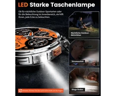 Išmanusis laikrodis Dremac Fv6, 1.85" Hd, 730mah, Žibintuvėlis, Ip68