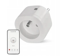 Išmanusis lizdas Emos Gosmart Ip-3007f Ip44 zigbee, ble, skirtas naudoti patalpose