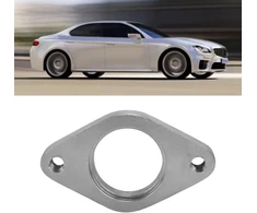 Išmetimo flanšas 38 mm nerūdijančio plieno 2 varžtai išorinis wastegate flanšas universalus automobilio išmetimo flanšas vidinis produkto skersmuo 38 mm / 1,5"
