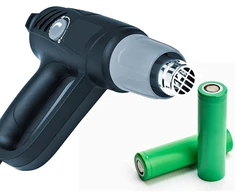 Isolatech Pvc termiškai susitraukiantis vamzdelis, supjaustytas 72 mm gabalėliais, žalias, be klijų, plokščias dydis 30 mm (skersmuo 19,1 mm), susitraukimo santykis 2:1 ir akumuliatorių izoliatoriai 18650 akumuliatoriams, tuščias 50 vnt. pakuotė