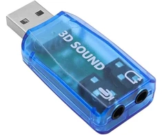 Išorinė Usb garso plokštė 4 vnt. su 7.1 kanalo garsu