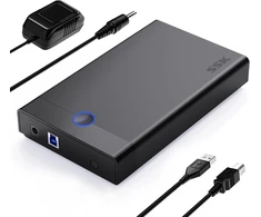 Išorinis 3.5" Sata Hdd/ssd dėklas Usb 3.0, iki 20tb