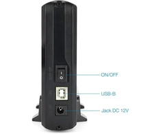Išorinis diskų dėklas Tqe-3509b, palaiko 3.5" Sata standžiuosius diskus, Usb 2.0 prievadas greitam duomenų perdavimui, patvarus stilingas juodas dizainas, idealiai tinka įrenginių apsaugai