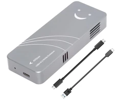 Išorinis M.2 Nvme Ssd dėklas Usb 4.0 40gbps, su Asm2464 lustu