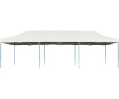 Išskleidžiama proginė palapinė, kreminės spalvos, 3x9m