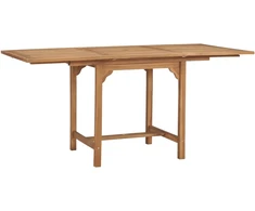 Išskleidžiamas stalas, (110-160)x80x75cm, tikmedžio masyvas