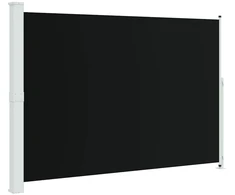 Ištraukiama šoninė kiemo pertvara, juodos spalvos, 200x314cm