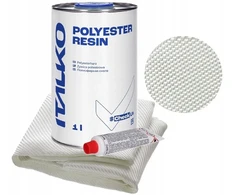 Italko Priekabų remonto komplektas derva 1l + audinys 200g