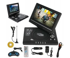 Vaizdo grotuvas Itin plonas dvd grotuvas su hd 7.8 colių ekranu ir žaidimų funkcija