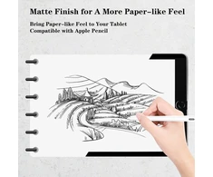 Iveoppe 2 vnt. popieriaus magnetinė plėvelė, skirta Ipad 9 (2021)/ipad 8 (2020)/ipad 7 (2019) 10,2 colio, 9-osios/8-osios/7-osios kartos apsauginei plėvelei, matinei popieriaus plėvelei, ekrano plėvelei, nuimama ir daugkartinio naudojimo