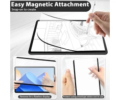 Iveoppe 2 vnt. popieriaus magnetinė plėvelė, skirta Ipad 9 (2021)/ipad 8 (2020)/ipad 7 (2019) 10,2 colio, 9-osios/8-osios/7-osios kartos apsauginei plėvelei, matinei popieriaus plėvelei, ekrano plėvelei, nuimama ir daugkartinio naudojimo