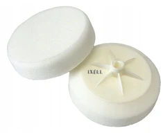 Ixell 150 mm balta poliravimo kempinė, stipriai abrazyvinė, 62