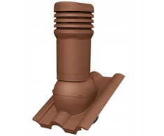 Izoliuotas kaminėlis 125 mm Parotec, skirtas Euronit Extra čerpėms - plytų spalvos