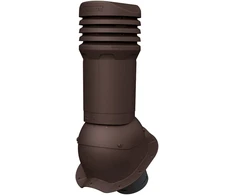 Izoliuotas kaminėlis 125 mm Parotec, skirtas metalinėms čerpėms, profilis B06 24 mm - Ruda