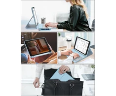 Jademall Klaviatūra Ipad 10 Generation - Belaidė klaviatūra Ipad 10.9 colių 2022, Apsauginis dėklas su pieštuko laikikliu, Qwertz vokiečių