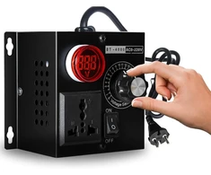 Jadeshay Scr įtampos reguliatorius Ac 220 V 4000 W Scr greičio reguliatorius elektrinis įtampos reguliatorius variklio ventiliatoriaus greičio valdiklis dimeris šviesos temperatūros valdymas variklio greičio reguliatorius, Eu kištukas