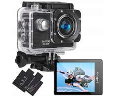 Jadfezy Sportinė kamera Fhd 1080p 12mp Vandeniui atspari 30m Platus kampas 140°