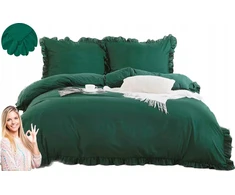 Jadordecor patalynės komplektas su raukiniais 200x220 + pagalvių užvalkalai