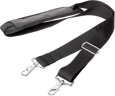 Jakago universalus pakaitinis peties dirželis su kabliukais nešiojamojo kompiuterio krepšiui, portfeliui, kurjerio krepšiui, crossbody krepšiui, fotoaparato, gitaros, smuiko, sportiniam krepšiui, bagažui (juodas)