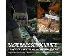 Japaknives medžioklinis peilis, skirtas naudoti lauke, 5 viename išgyvenimo peilis D2 plieno fiksuotas peilis nuimamas įrankis su švilpuku stiklo laužikliu Bushcraft peilis vyrams dovana juodas