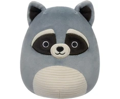 Jazwares Squishmallows pliušinis žaislas Rocky, pilkasis meškėnas, 20 cm, minkšti žaislai