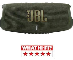 Kompiuterio kolonėlės Jbl Charge 5 bluetooth garsiakalbis, vandeniui atsparus nešiojamas boombox su įmontuotu powerbank, vienas baterijos įkrovimas iki 20 valandų belaidžio muzikos mėgavimosi, khaki